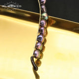 GLSEEVO Natural Grey Pearl Headbands for Women Handmade