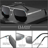 CLLOIO Fashion High Quality Photochromic Sunglasses Men Women