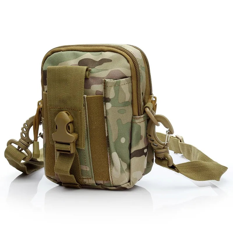 Camouflage Belt Zipper Waist Pack Men's Casual Bag