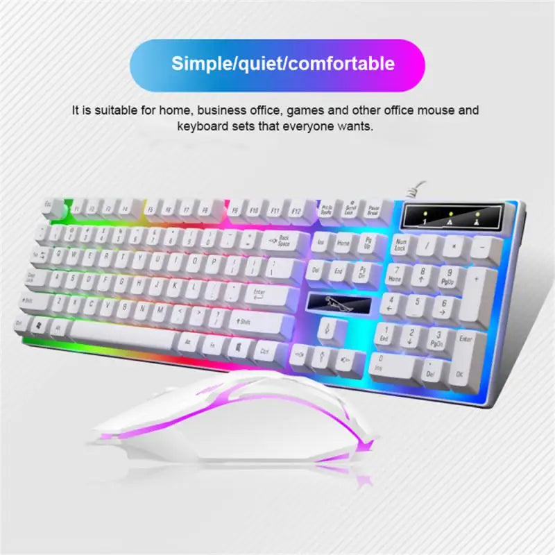 RYRA Keyboard Mouse Set G21B-RGB-BA Mechanical Gaming Keyboard