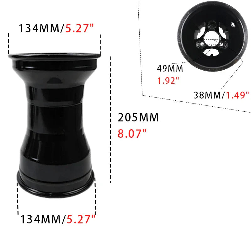 LYNNCHI Motorcycle Front Rear Wheel Rim Hub 3