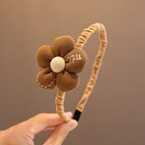 New Children Lovely Coffee Color Cartoon Heart Flower
