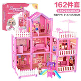 Kids Toy Simulation Doll House Villa Set Pretend
