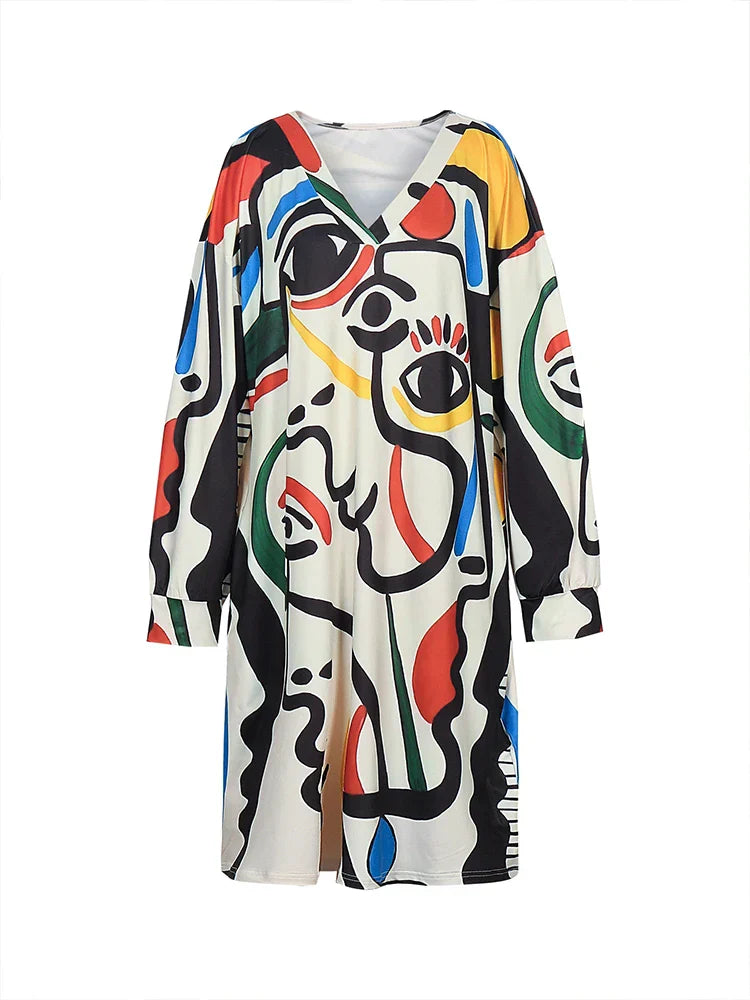 Plus Size Women's Fashion Street Style Dresses Women's