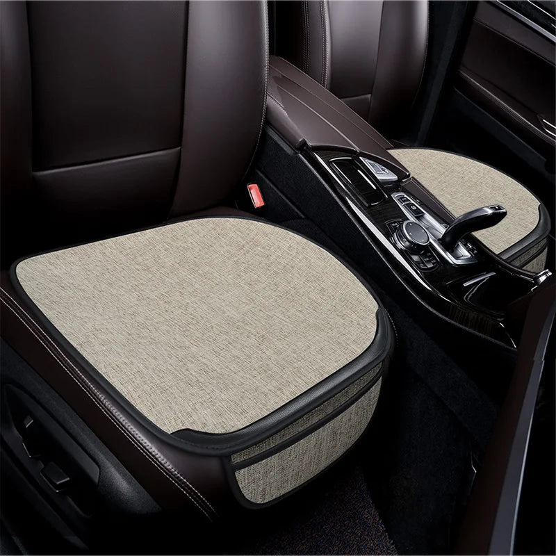 Summer Flax Car Seat Cover Front Rear Full