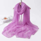 Korean Solid Color Transparent Sexy Thin Chiffon Beach