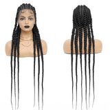 36" Full Lace Braided Wigs Lace Front Wig