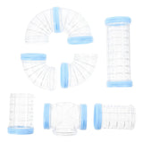 Hamster Tubes Glider Tool Cage Pink Hideaway Maze