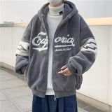 New lamb fleece jacket men autumn and winter