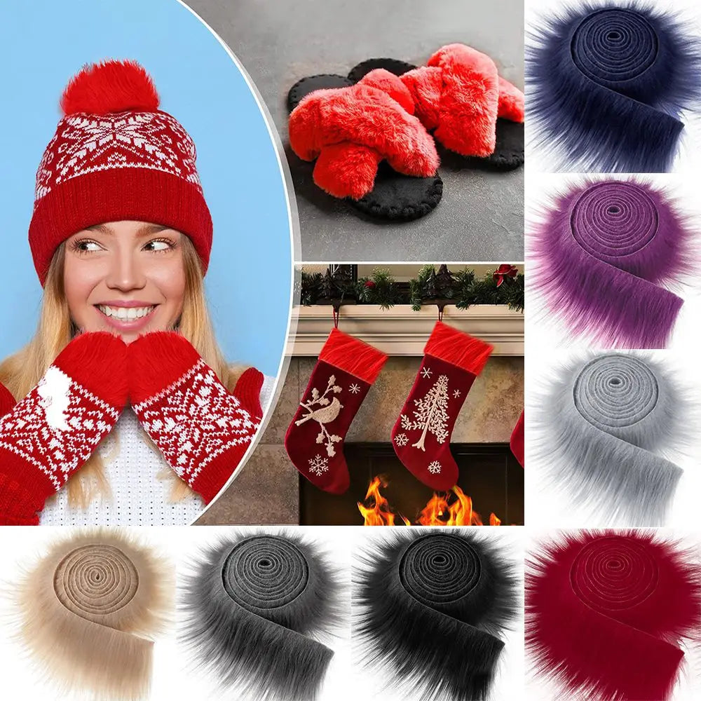 Apparel Sewing Trimming Fluffy Soft Long Plush Fur