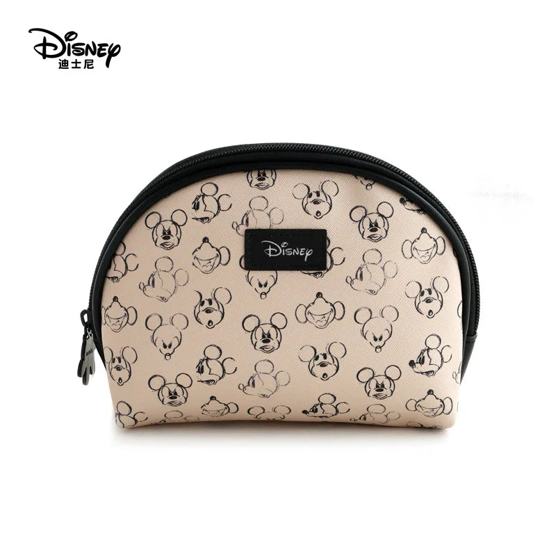 Disney Original Mickey Women's Cosmetic Bag Large-capacity Portable Combination 7-Piece Travel Cosmetic Bag Cartoon Storage Bag