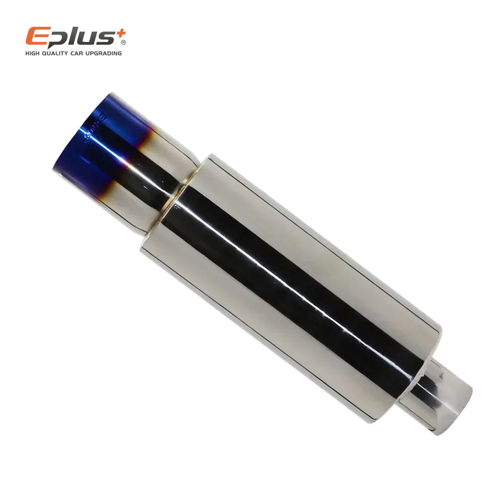 EPLUS Car Exhaust Straight Pipe Muffler Tail Pipe