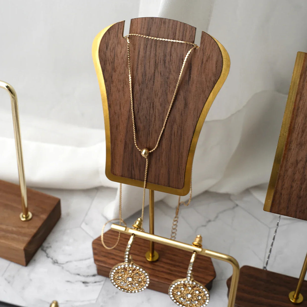 Luxury Dangle Earrings Display Selling Metal Rack T