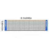 Portable Folding Standard Professional Badminton Net Volleyball Tennis
