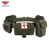 YAKEDA 6 in 1 Tactical Belt Waist Bag