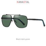 Men's Polarized Sunglasses UV400 TR Metal Colorful Square