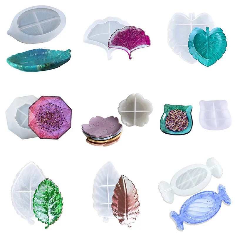 Petal Plate Dish Casting Silicone Mould Crystal Epoxy