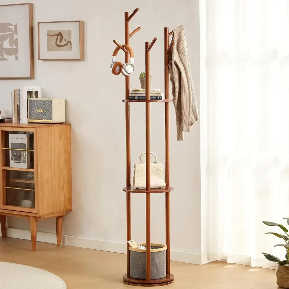 Hat Storage Rotary Coat Rack Backpacks for Women