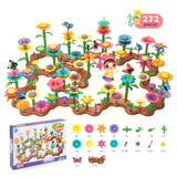 Flower Garden Building Toys Set Kids Educational Activity