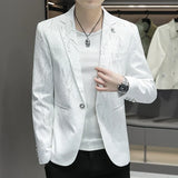 Fashion Suit Jacket Men Spring Summer Single West