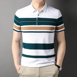 Summer Men's Polo Shirts With Short Sleeve Business