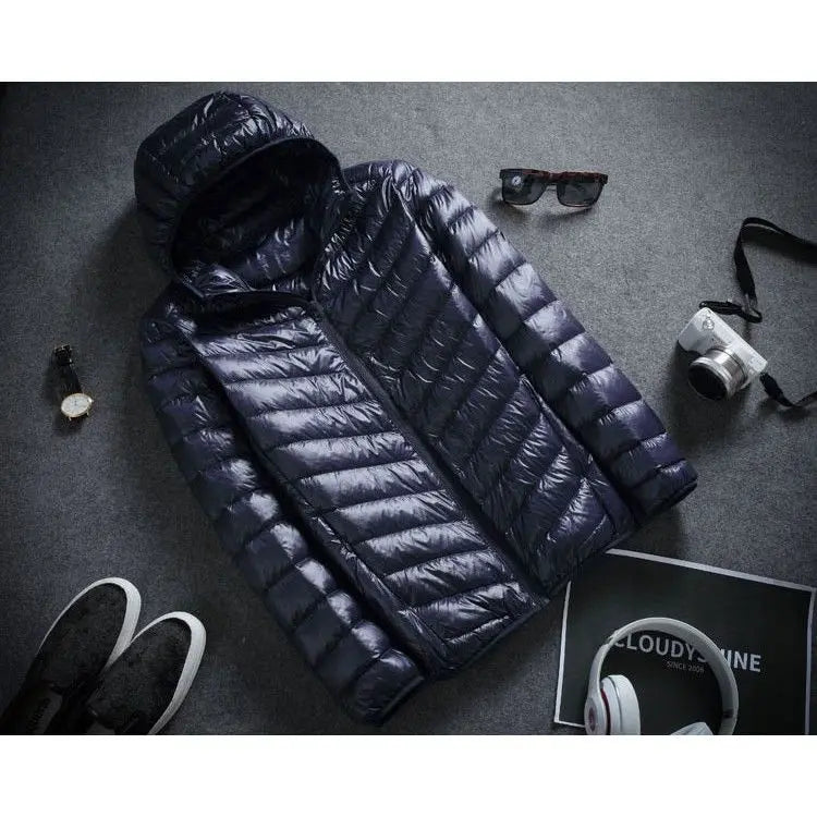 Winter Ultra Lightweight Down Jacket Men's Fashion Short