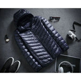 Winter Ultra Lightweight Down Jacket Men's Fashion Short