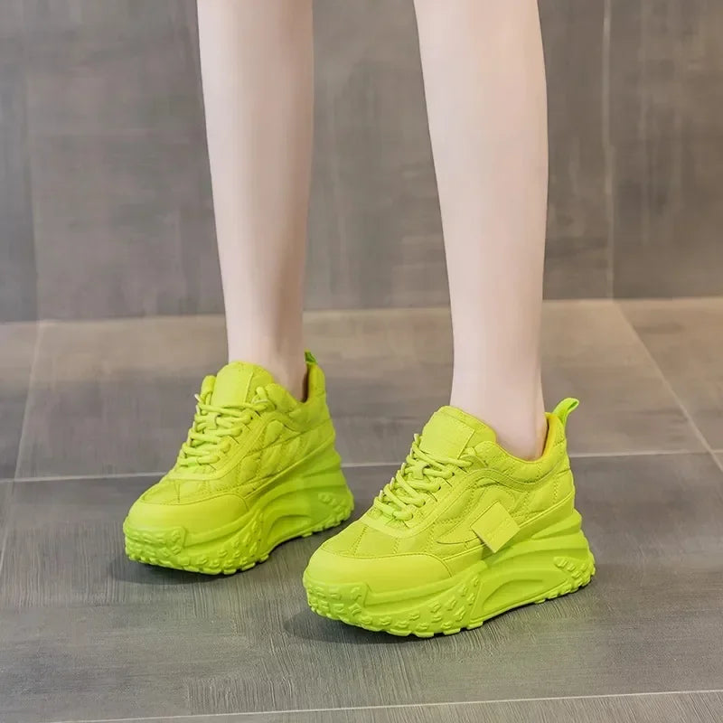 2024 Women's Casual Platform Wedge Sneakers