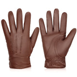 2023 BISON DENIM Men's Sheepskin Gloves Fashion Cashmere