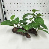 Fish Tank Accessories Artificial Green Plants Green Fish