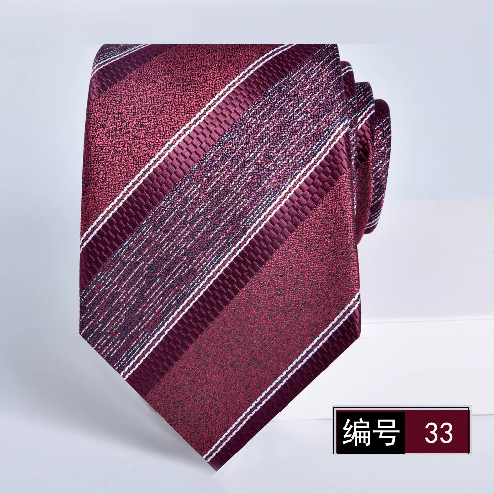 ties for men 2024 Luxury Wine Red Groom