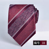 ties for men 2024 Luxury Wine Red Groom