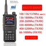 Radtel RT-470X Multi-bands Ham Walkie-Talkies 256CH Air Band
