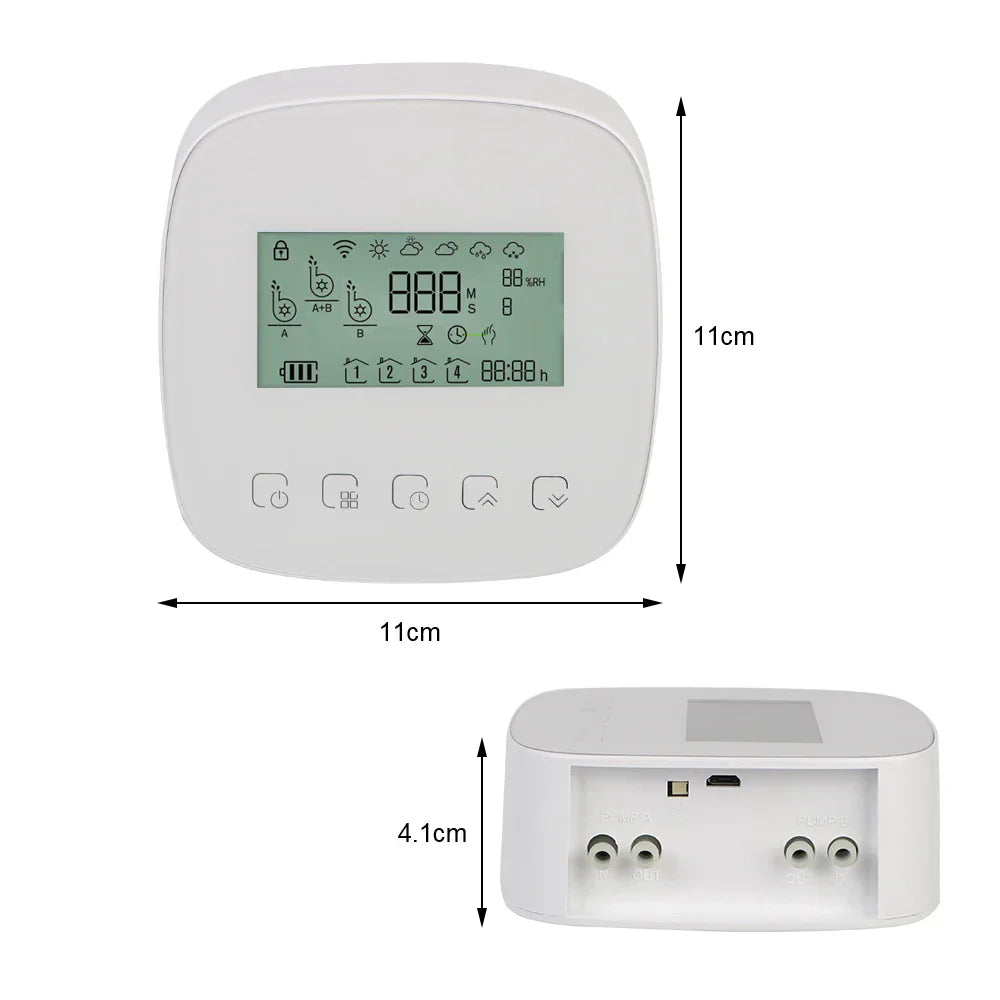 WiFi Tuya with Solar Panel Digital Watering Irrigation