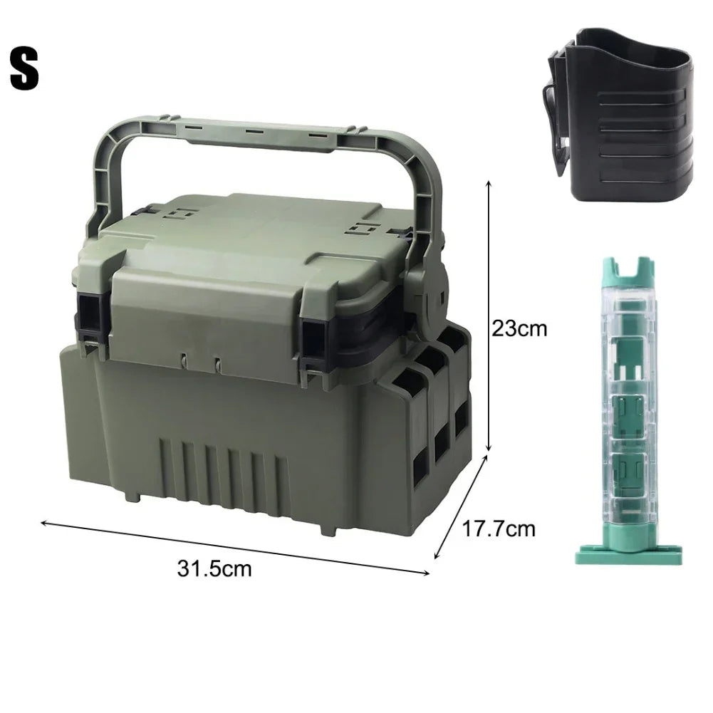 Large Capacity Fishing Tackle Box Multifunctional Fishing Lures