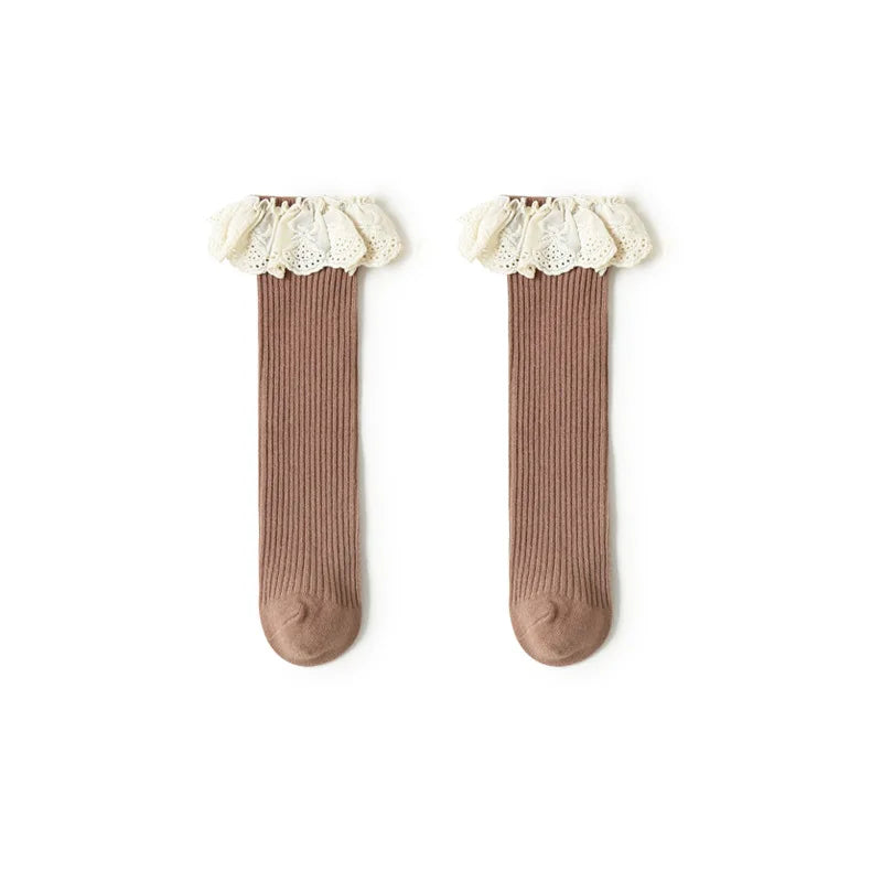 Baby Girls Knee High Socks Baby Infants Kids