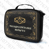 Funny Graphic print Misadventure Awaits D20 Dice Tabletop