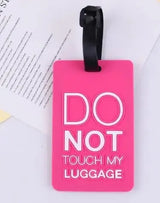 Pvc Soft Rubber Luggage Tags Silicone Creative Card