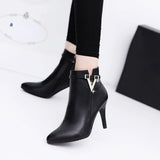 Botas Mujer Invierno Autumn Stiletto Thin High Heels