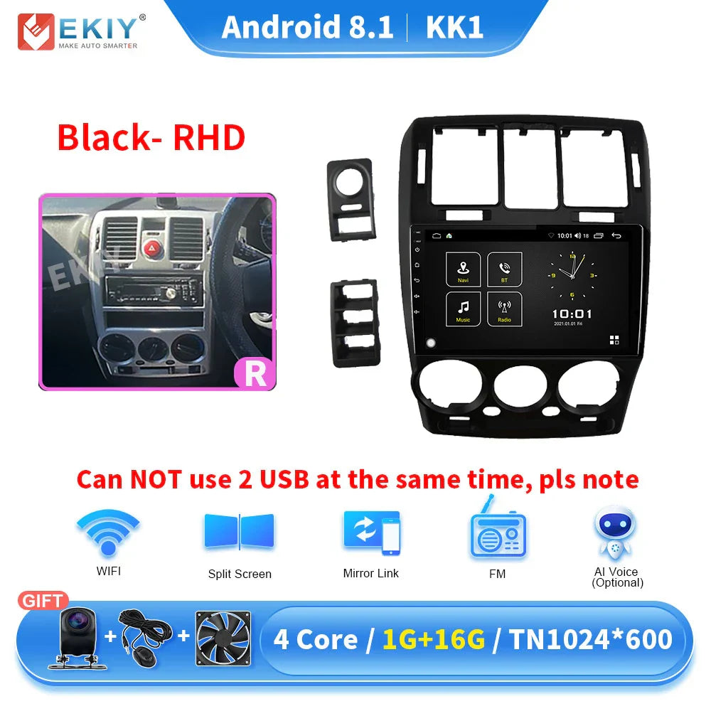 EKIY KK5 Android Radio For Hyundai Getz Multimedia