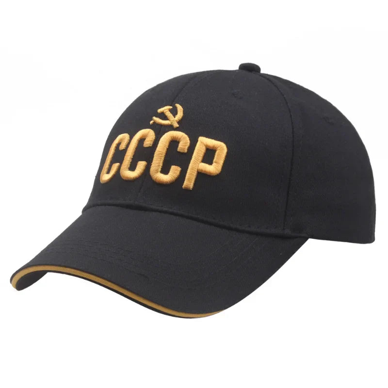 Fashion Summer Men Baseball Cap CCCP USSR Russiane