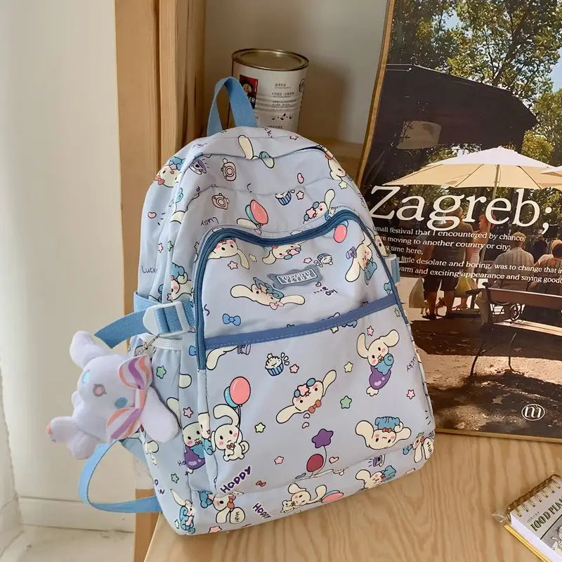 2023 New Kawaii Sanrio School Bag Pink Cinnamoroll