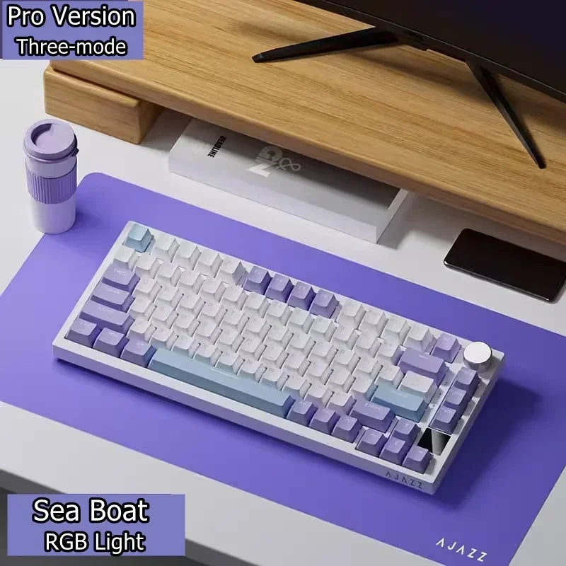 Ajazz AK820 Mechanical Keyboard Customized Soft Gasket Structure