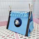 Small Animal Hideout Tent Cage House Warm Bed