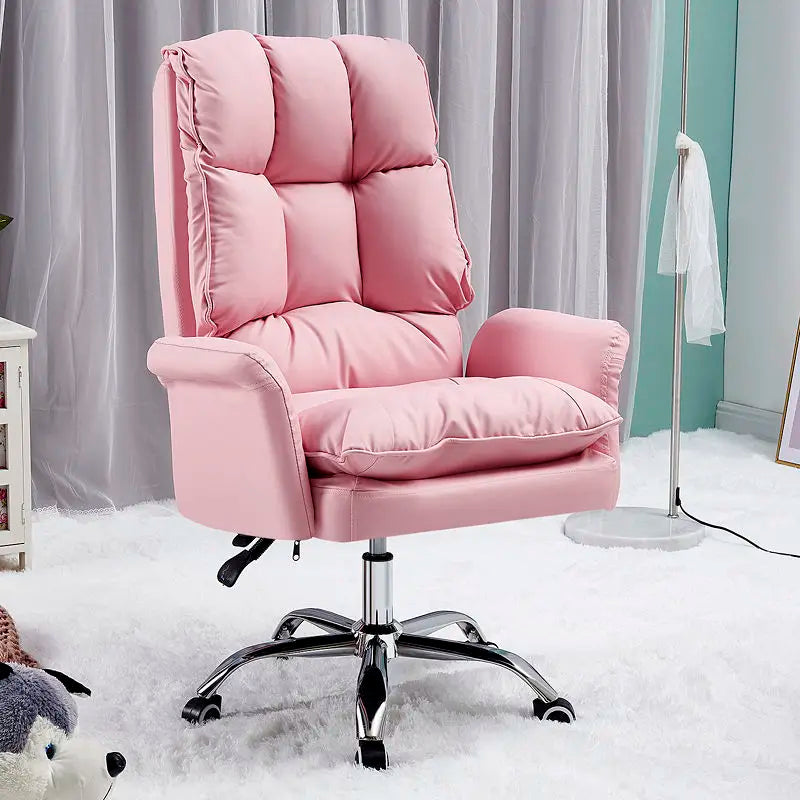 NEW PU leather office chair pink gaming chair