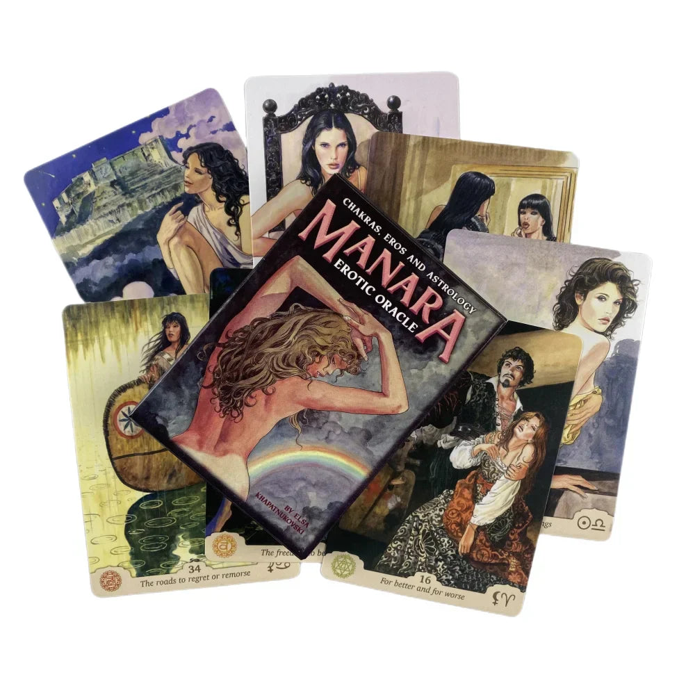 Mystical Lenormand Oracle Cards Tarot Divination Deck English