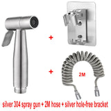 Handheld Bidet Sprayer Set 304 Stainless Steel Spray
