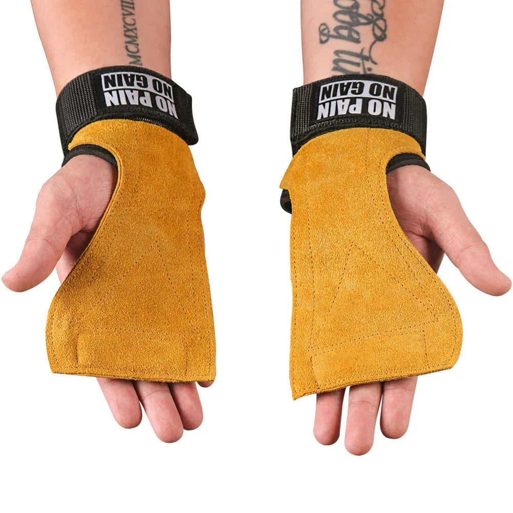 Weight Lifting Hand Grips Workout Pads Adjustable Wrist