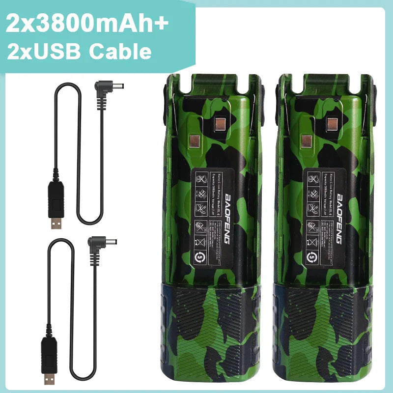 Baofeng UV-82 Battery 2800/3800/4200 mAh Enlarge for Walkie
