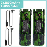 Baofeng UV-82 Battery 2800/3800/4200 mAh Enlarge for Walkie